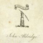 Ex libris - John Aldridge