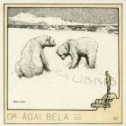 Ex libris - Dr. Ágai Béla