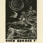 Alkalmi grafika - Újévi üdvözlet: PF. 1967 BUÉK Bordás F( erenc)