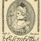 Ex libris - Elizabeth Vaughan Clapp