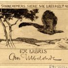 Ex libris - Otto Ubbelohde (ipse)