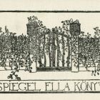 Ex libris - Spiegel Ella