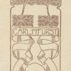 Ex libris - Carl M. Fürst