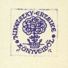 Ex libris - Nikelszky Erzsike könyveiből