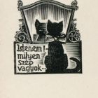 Alkalmi grafika - CsK (Csízy Klára?) Istenem! Milyen szép vagyok…