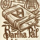 Ex libris - Bartha Pál könyve