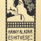 Ex libris - Hanny Aladár és hitvese könyveiből