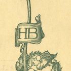 Ex libris - H. B.