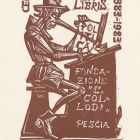 Ex libris - Fondazione C. Collodi Pescia (felülbélyegezve Mario de Filippis)