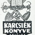 Ex libris - Karcsiék könyve