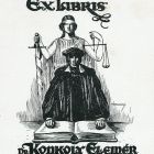 Ex libris - Dr. Konkoly Elemér