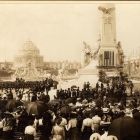 Kiállításfotó - az ünnepélyes megnyitás látképe az 1904. évi St. Louis-i Világkiállításon