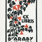 Ex libris - Dr. Arady Kálmán