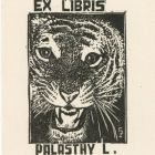 Ex libris - Palásthy L(ajos)