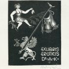 Ex libris - Eroticis Dr. AK (Arady Kálmán)