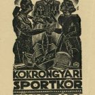 Ex libris - Kokrongyári sportkör könyvtára