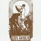 Ex libris - Lux Gyula könyve