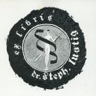 Ex libris - Dr. Steph. Lustig