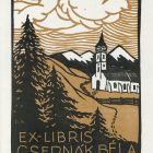 Ex libris - Csernák Béla