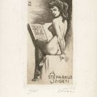 Ex libris - Ex eroticis Stephanus Szigeti