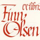 Ex libris - Finn Olsen
