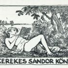 Ex libris - Dr. Kerekes Sándor könyve