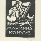 Ex libris - Marianna (Sterbenz Marianna) könyve