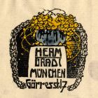 Ex libris - Herm( ann) Gradl (ipse)