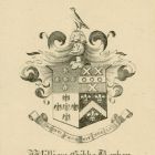 Ex libris - William Gibbs Barker címeres