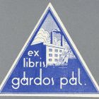 Ex libris - Gárdos Pál