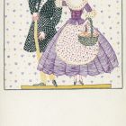 Képeslap - Wiener Werkstätte sorozat