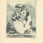 Ex libris - Pittmann L( ászló)