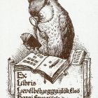 Ex libris - Levélbélyeggyűjtők Első Hazai Egyesülete, Budapest