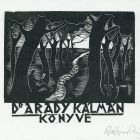 Ex libris - Dr. Arady Kálmán könyve