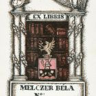 Ex libris - Melczer Béla