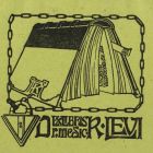 Ex libris - R. Levi