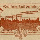 Ex libris - Emil Gminder