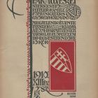 Címlap - a Magyar Iparművészet 1910/2-3. számának címlapja