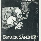 Ex libris - Bruck Sándor könyve