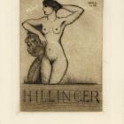 Ex libris - Hillinger (Oszkár)