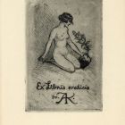 Ex libris - Eroticis Dr. AK (Arady Kálmán)