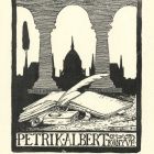 Ex libris - Petrik Albert könyve