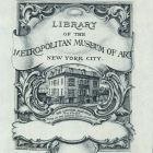 Ex libris - Library of the Metropolitan Museum of Art New York City