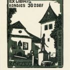 Ex libris - Kondics József (Kőszeg)