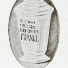 Ex libris - Mr. Pharm. Josephus Frankl