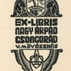 Ex libris - Nagy Árpád Csongrád