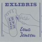 Ex libris - Erna Jensen
