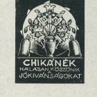 Alkalmi grafika - Köszönetnyilvánítás: Chikánék hálásan köszönik a jókívánságokat