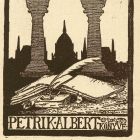 Ex libris - Petrik Albert könyve