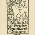 Ex libris - dr. Reuter Camilloné